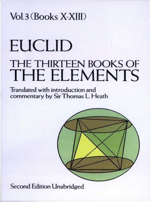 Title details for The Thirteen Books of the Elements, Volume 3 by Euclid - Available